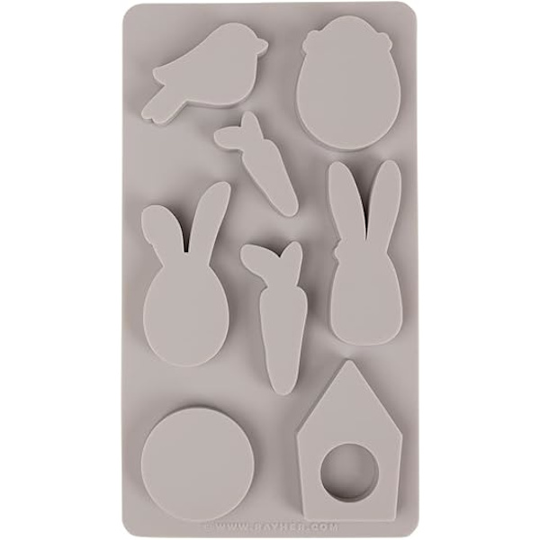 Silicone mold "Happy Spring" with 8 different motifs