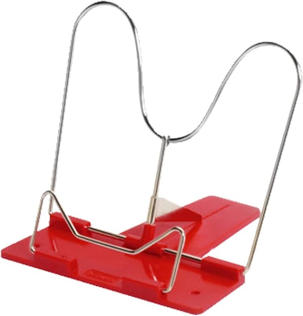 Reading Stand with Metal Mount and Plastic Stocking (red, 1 Reading Stand)