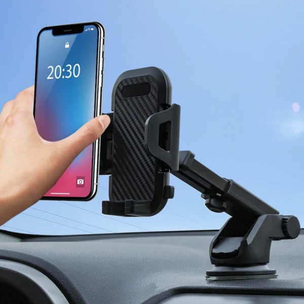 Mobiltelefonhållare för Bil Smartphone Hållare Bil svart