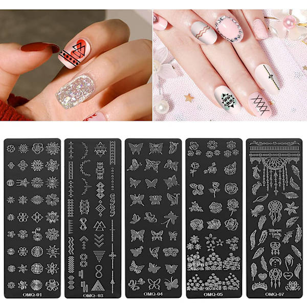 Nagelkonst penselset, GuKKK 61 stycken nageldesigntillbehör
