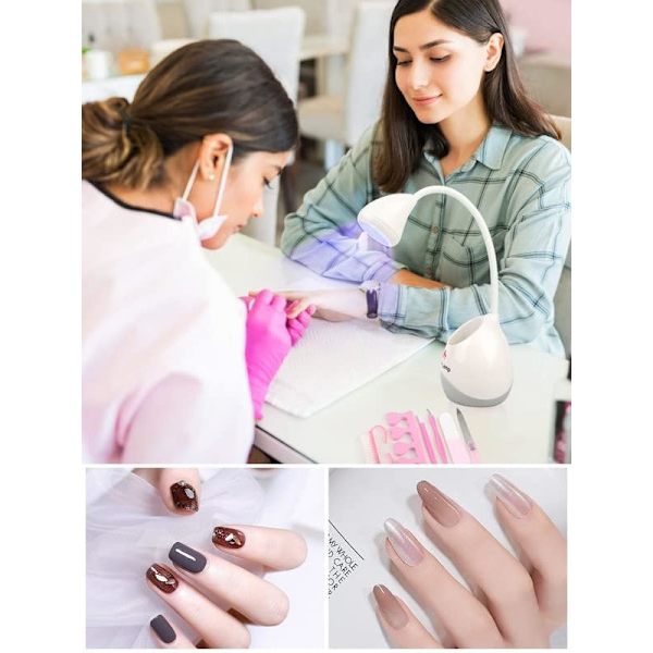 UV-nagellampa, 36 W mini nageltork, snabbtorkande för nagellack,