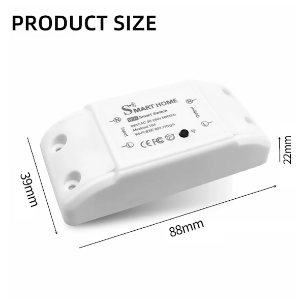 WiFi Smart Switch APP Wireless Controller Universal Breaker Timer Smart Life Work Switch Lncluding Bluetooth