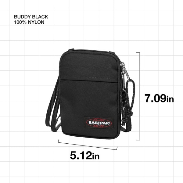 Buddy Messenger Bag, 18 cm, Svart