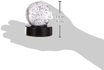 Glitter-Ball LED Light 10490, Klar med Silver Glimmer