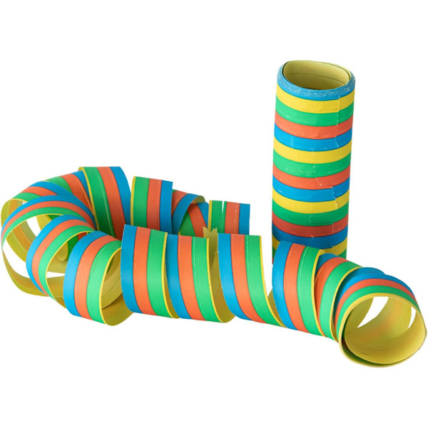 Streamers Set, Multicolour, 18 m x 4 Pieces