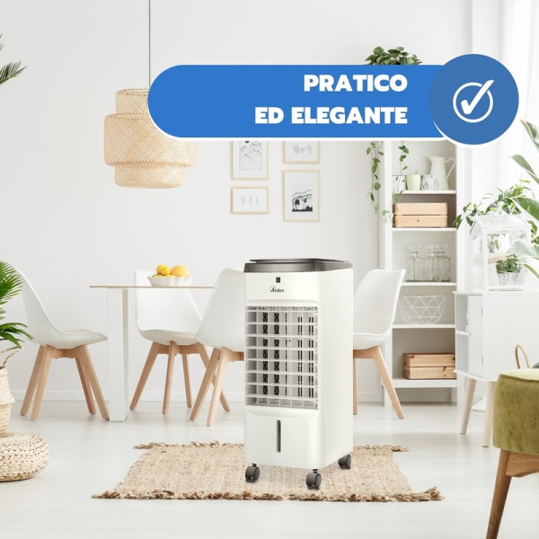 compact and powerful evaporation cooler with 3-speed airflow cooler automatic