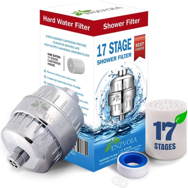 17-Stage Shower Filter - Hard Water Softener -  2 hower filter