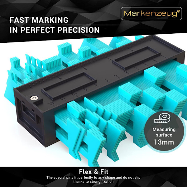 Premium Contour Gauge I Contour Copy Meter med lås I Konturmätare med lås I Laminatplatta