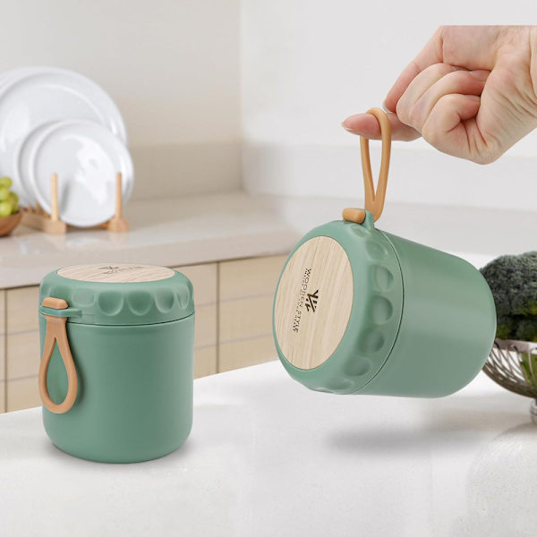 muesli mug to go 400 ml, yoghurtmugg to go med sked och lock