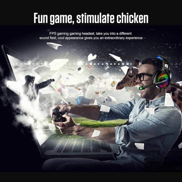 Gaming Headset för PS4, PC Xbox One Gaming Hörlurar
