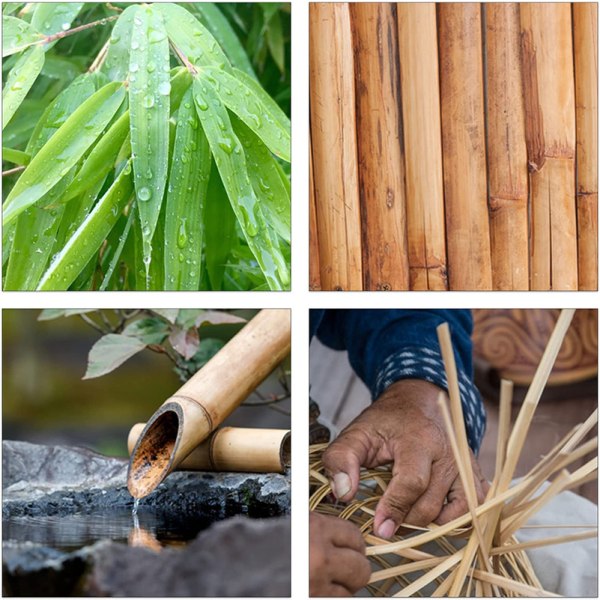 Telåda bambu 6 fack, 72 tepåsar, 9 x 44 x 9 cm, natur