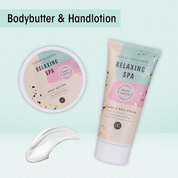 bad- och set RELAXING SPA i vacker presentförpackning, 5st