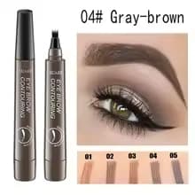 Eyebrow Pencil Eyebrow Brush Split Liquid Waterproof Long-Lasting Eyebrows Enhancer Pencil Eyebrow Shadow