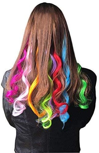 Highlight Hair Extensions Multi Colors Party Highlight Clip