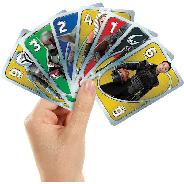 UNO Star Wars the Mandalorian Edition, kortspel, gåva för fans, tysk version, från 7 år