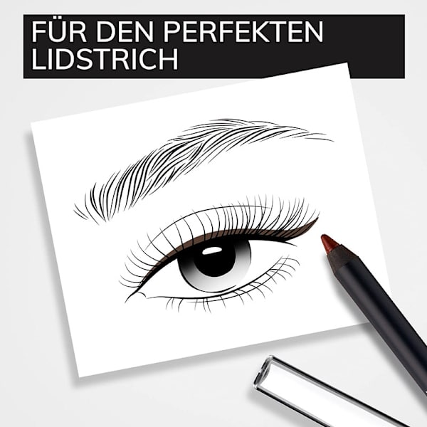 Manhattan X-Act Eyeliner Pen, brun eyeliner