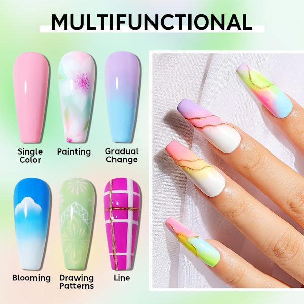 Solid Gel Nagellack 12 Färger Solid Gel Nagellack Palett Set