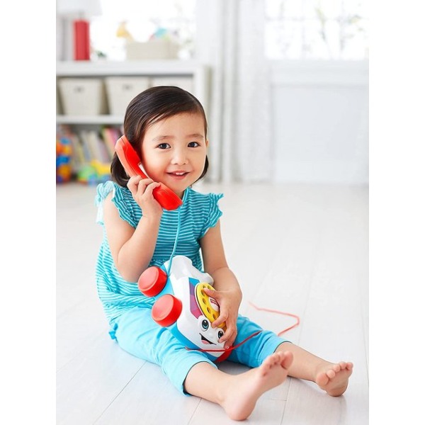 Fischer-Price Chatter Phone, Classic Toy Phone with Lanyard