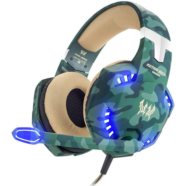 Spelheadset BX014G, kamouflage