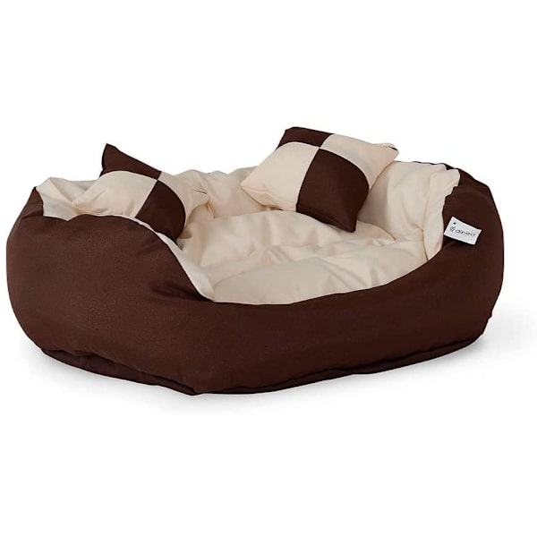 Överdrag Fiberkudde Hundsängar Sortiment brun/beige