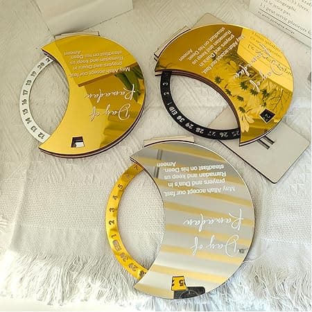 Ramadan Calendar Countdown, Swivel Eid Mubarak Calendar, 30 Days Countdown, Eid Mubarak Advent