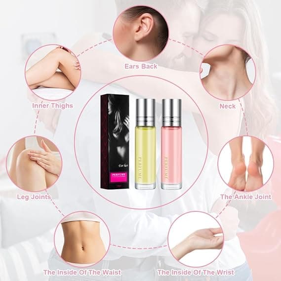 2 * 10 ml Rol Roll-on feromon parfymolja, koncentrerad doftkroppsolja, infunderad eterisk olja