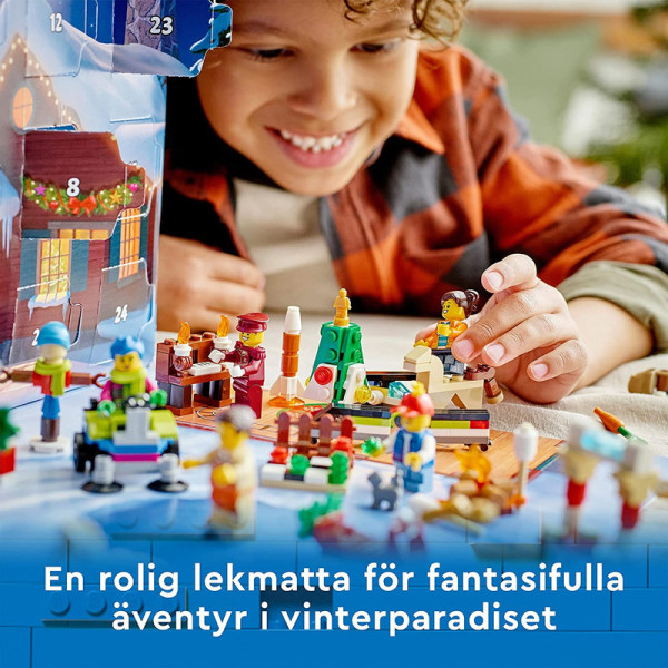 Stadens adventskalender Kul set med jultema ,