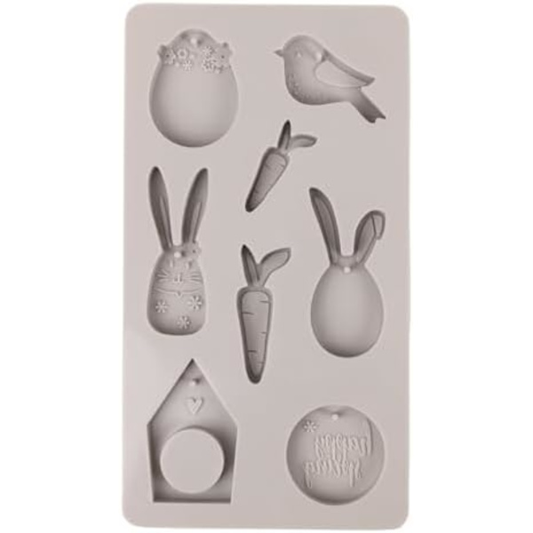Silicone mold "Happy Spring" with 8 different motifs