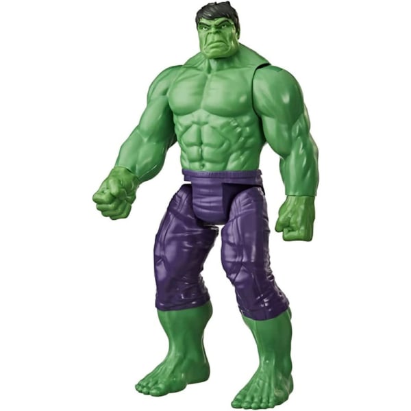 Marvel Titan Hero Series Blast Gear Deluxe Hulk Action Figur, 12-tums leksak,