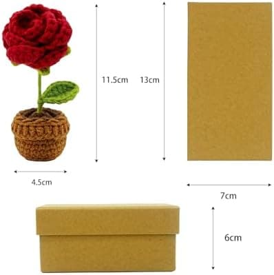 artificial red roses, artificial decorative flowers, 48 x with stems and foliage, H: 26 cm, red