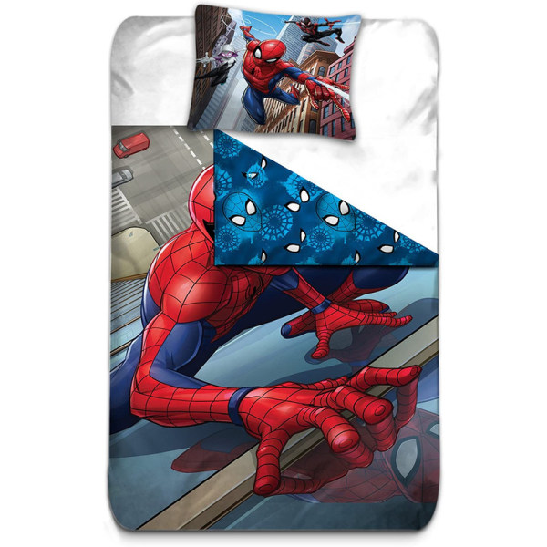 Spiderman sängkläder set, bomull, flerfärgad