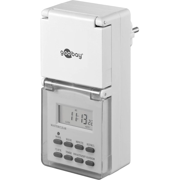 Digital Timer/IP44/Programmable/Indoor and Outdoor/LCD Display, Easy to Use