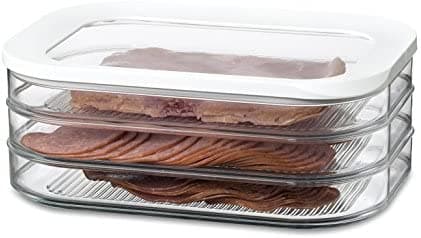 1,6L med 3-lagers förvaringslåda för köttbitar Lufttät