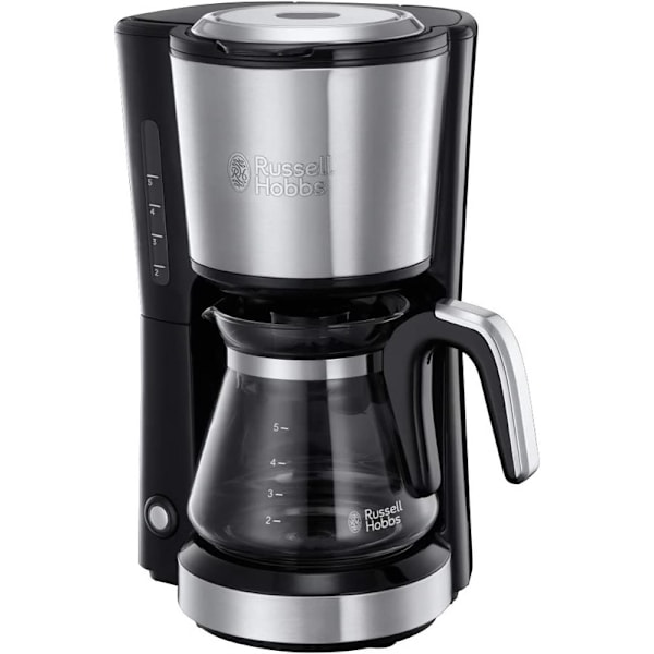 Kaffeemaskine, Perfekt till det lilla hushållet, 0,6 l glaskanna, 5 koppar