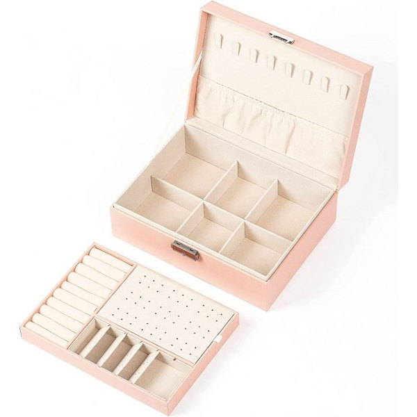 Jewelry Box for Women and Girls Travel Rectangular