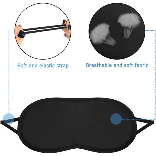 30-pack Ögonmask för ögonbindel för sömnlekresor