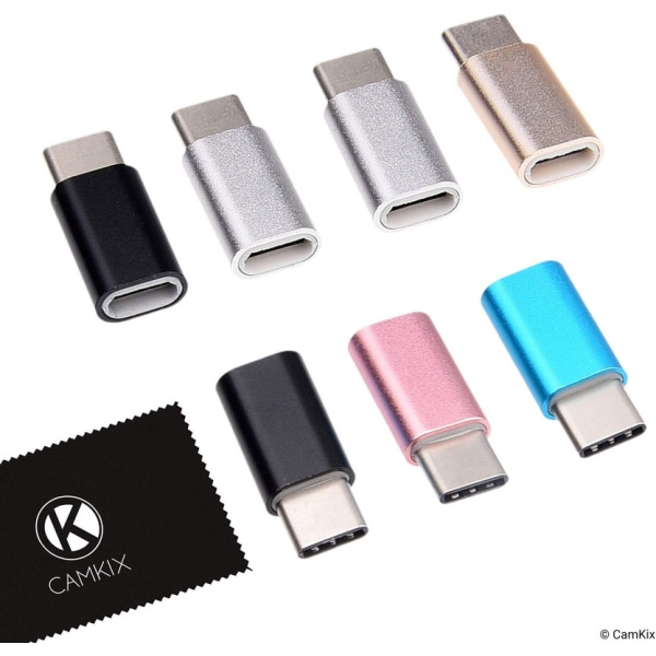 Micro USB to USB C Adapter (7-pack) -