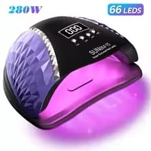 280W UV/66LED-lamppu ajastintoiminnolla