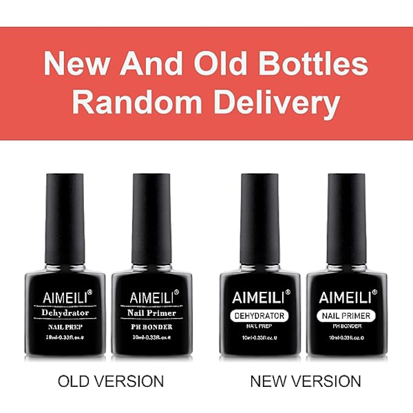 2 x 10 ml Dehydrator Nail Prep och Primer Nails Gel Nails