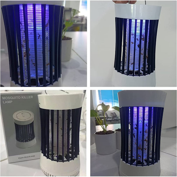 Portable Electronic Rechargeable Mosquito Fly Killer Light/Bug Zapper for Summer Travel,