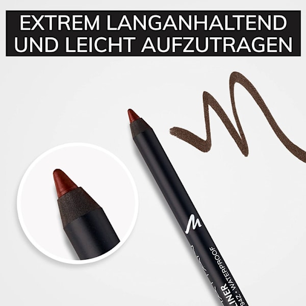 Manhattan X-Act Eyeliner Pen, brun eyeliner