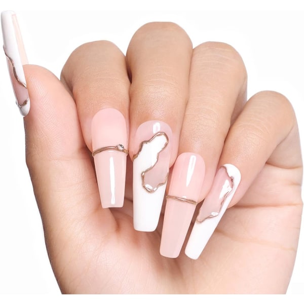 Solid Builder Gel and Glue Gel for Nails, Clear Nail Extension Gel UV LED Hard Gel for Nails,