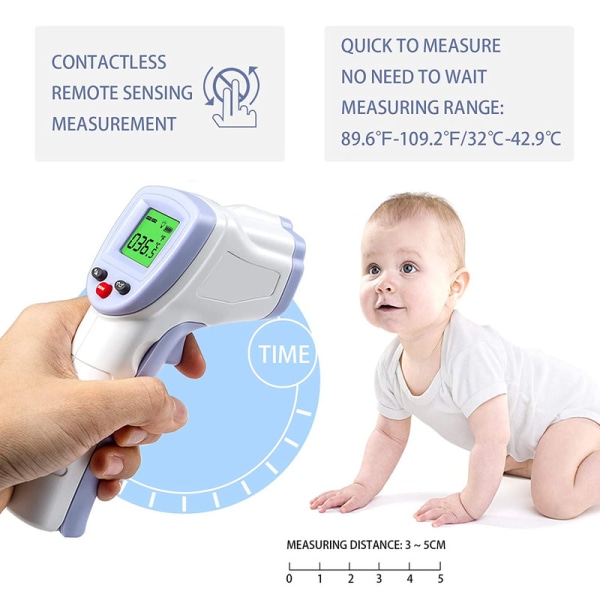 Panna termometer digital kontaktfri infraröd termometer