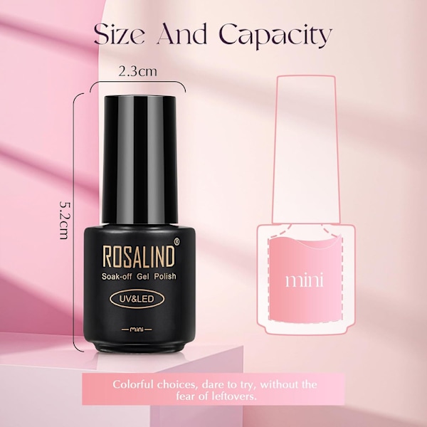 Macaron-serie Gelnagellack Set Gul Vit Rosa 12 Pastellfärger Sommar Vår Set 5ml