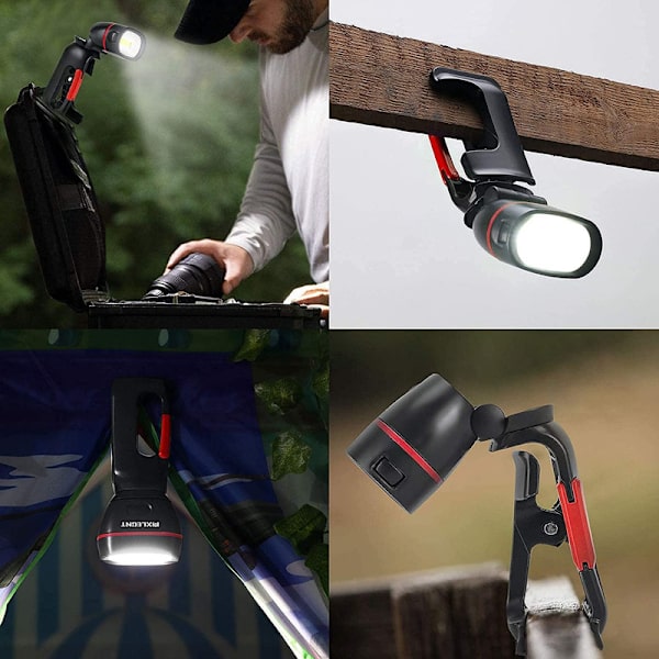 Clamp Light Torch 210 Lumen COB LED Tool Light