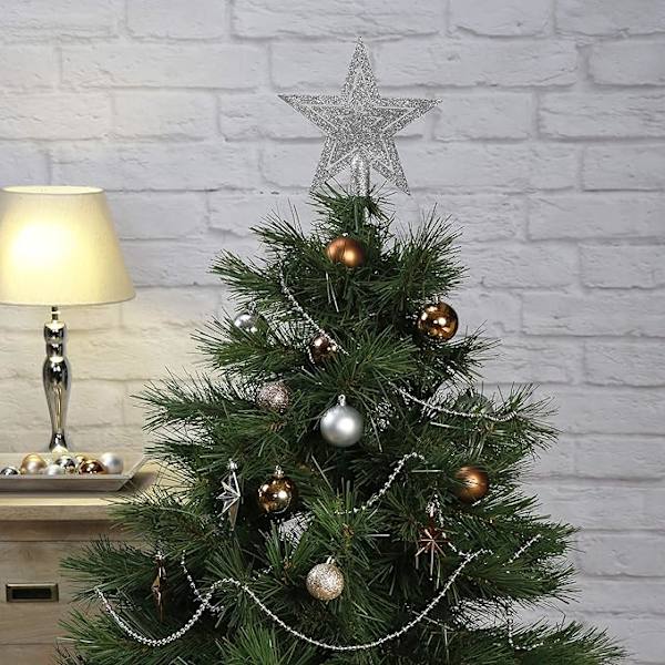 Julgransdekorationer Julgranskulor Stjärnor Pärlkedja Set om 45 stycken (Blush)