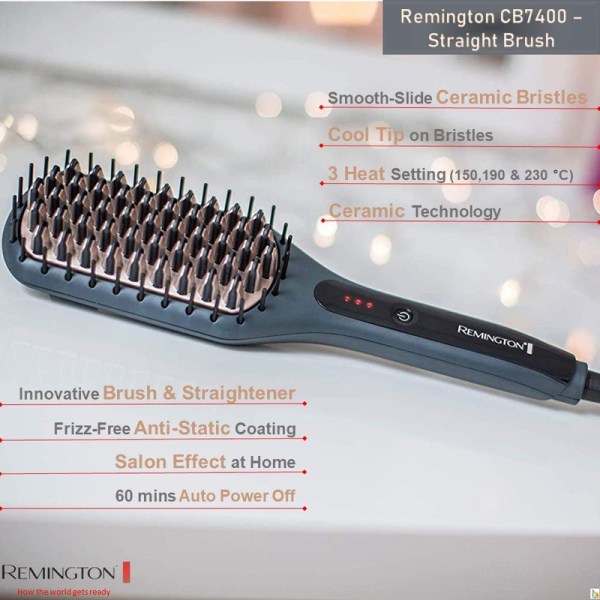 Brush Straightener Hair, 1 Hair Plattång Hårplattång
