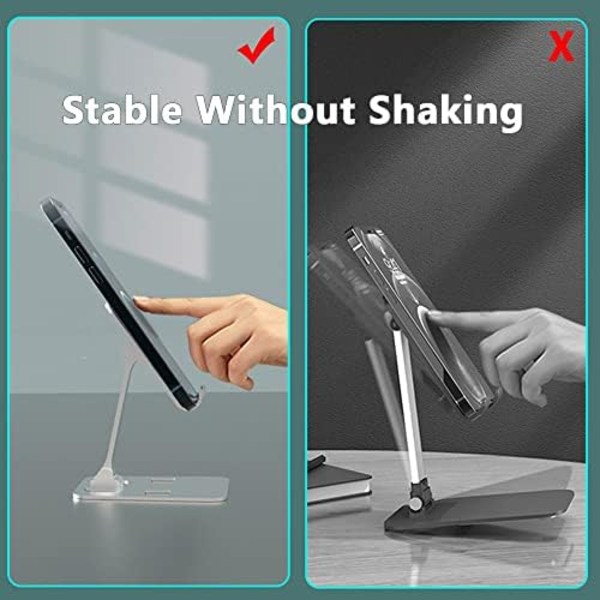 Mobile Phone Stand for Table,Multi-angle Mobile Phone Holder for Smartphones, Phone,