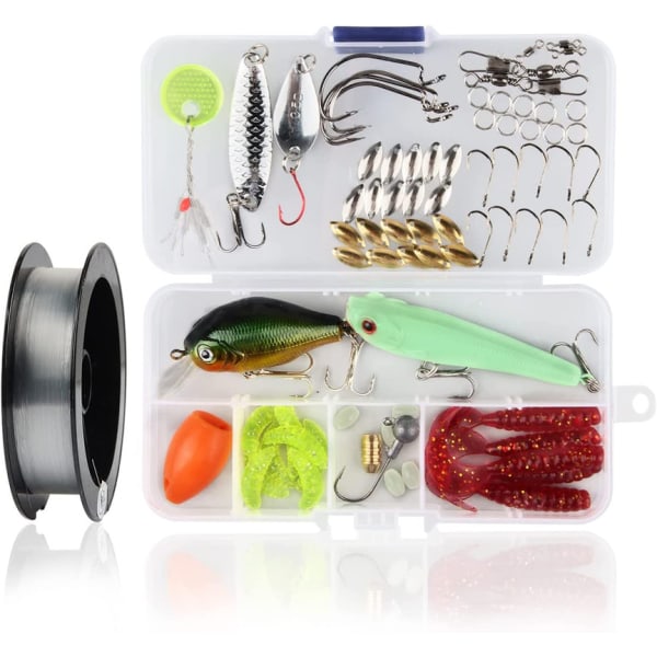 Set, 96 delar Set, Fiskeredskap Assorted,