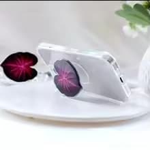 Socket Folding Grip Tok Pretty Leaf Acrylic Phone Holder For iPhone13 Universal Phone Bracket